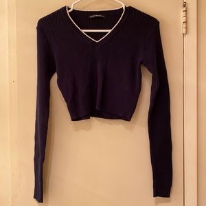 Brandy Melville Crop Knit Top
